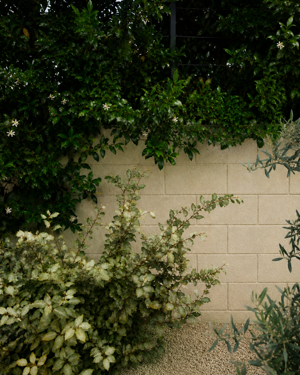 Earth Coat in Canvas retaining wall garden