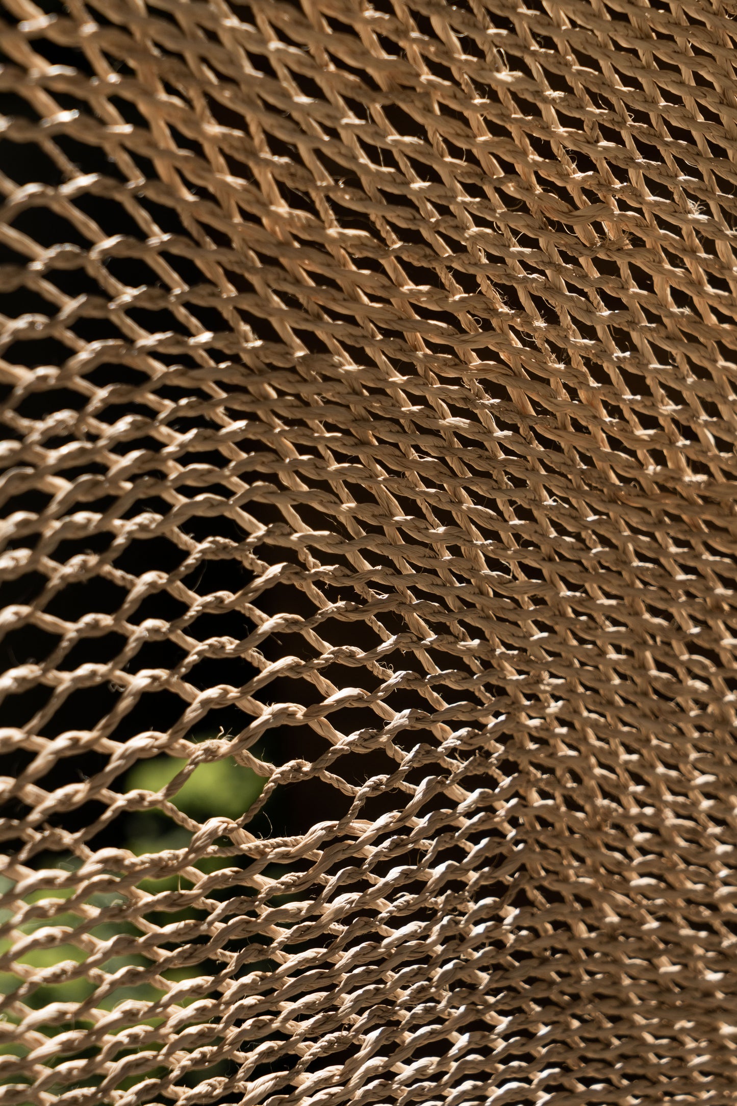 Close-up of a textured brown paper surface
