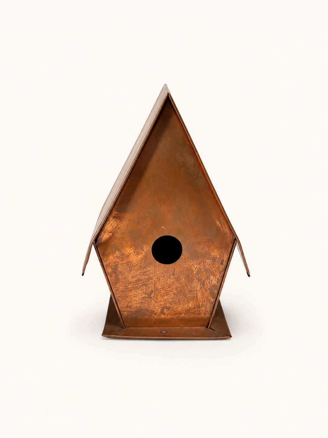 Copper A-Frame Birdhouse