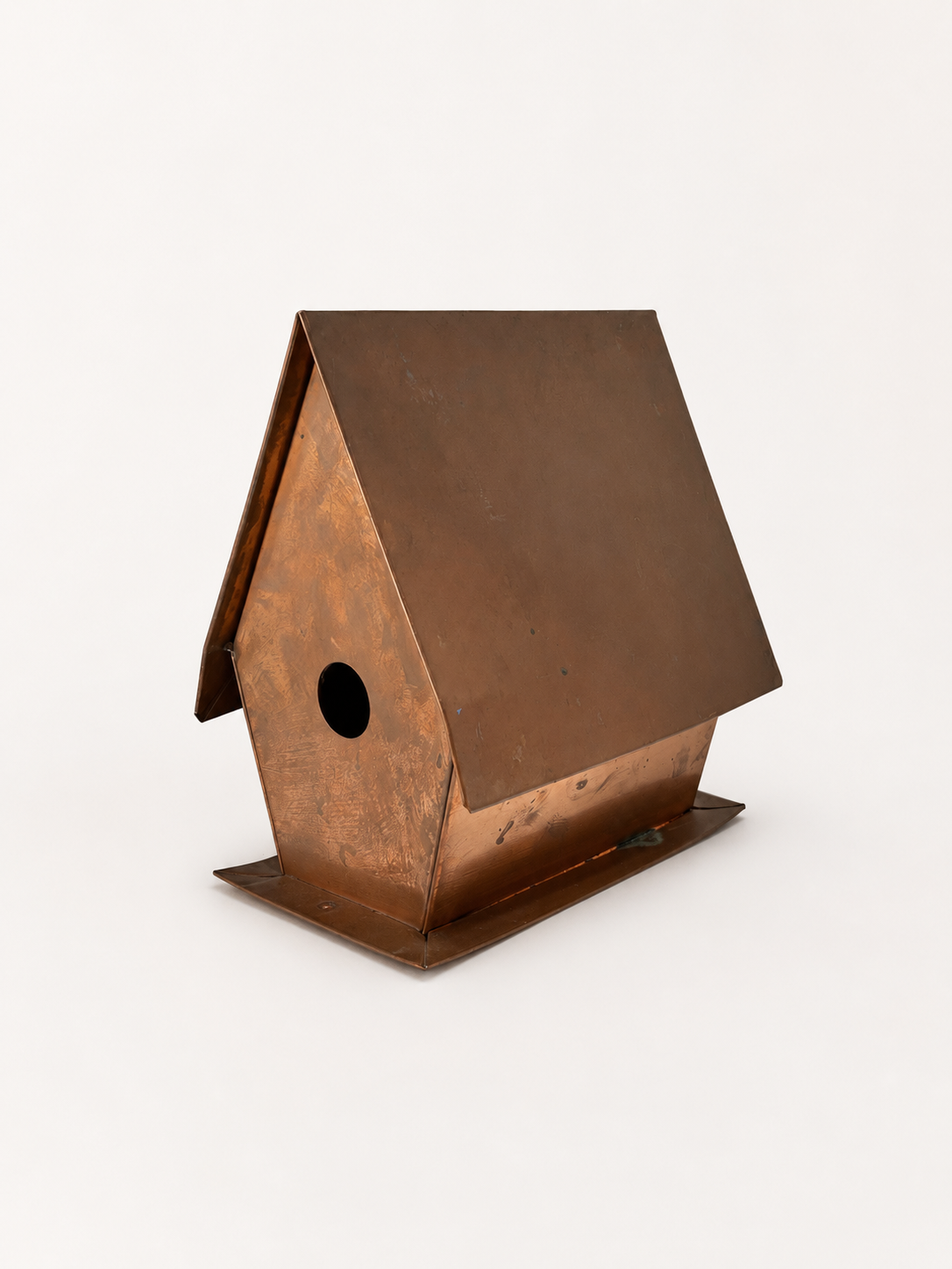 Copper A-Frame Birdhouse