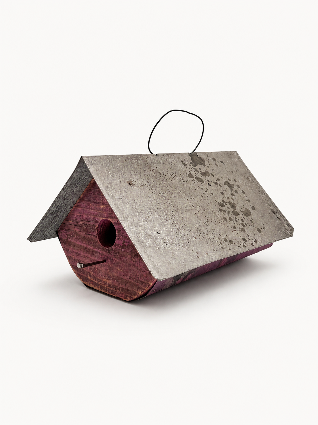 Metal and Wood Birdhouse