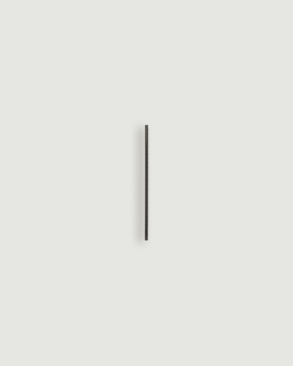 Blacked brass house number one