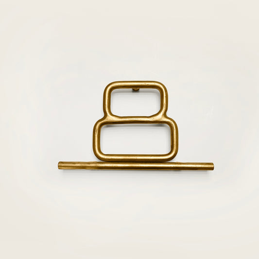 house number eight in brass