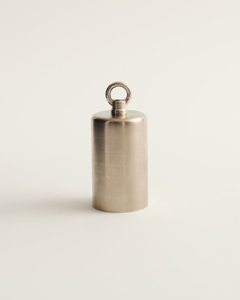 nickel pendulum down light on white background