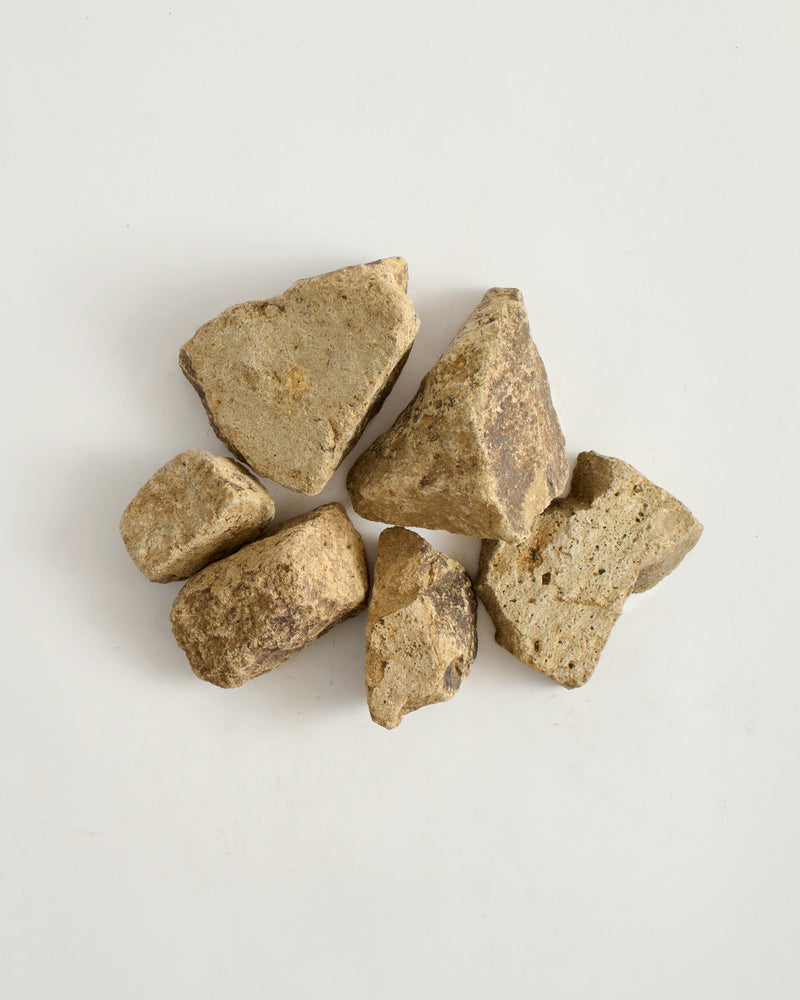 Group of rocks on a light gray background