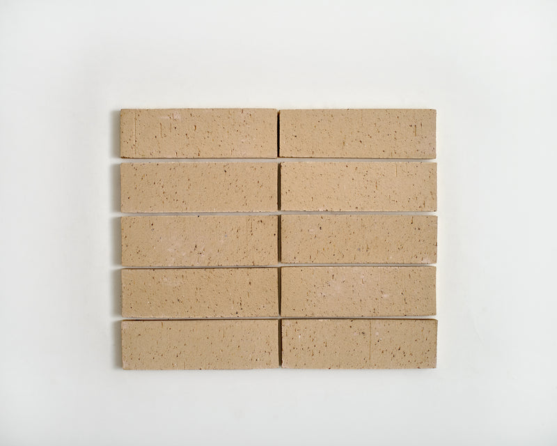 Brick Clay Tiles in Copal in group of 10
